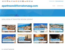 Tablet Screenshot of apartmanokhorvatorszag.com